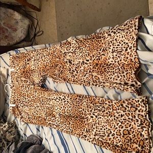 These are leopard print pants.